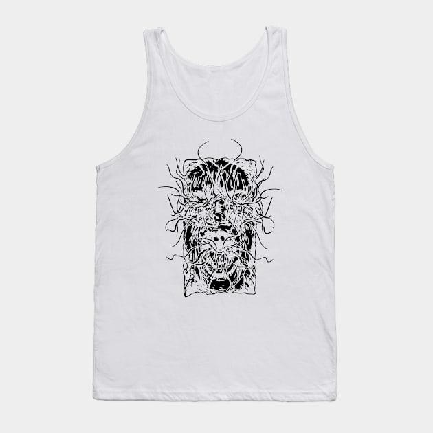 Dark, Dreary, and Deathly #2 (Black) Tank Top by Apex